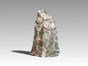 pedra 08 conjunto 01 pbr baixo poli Modelo 3D