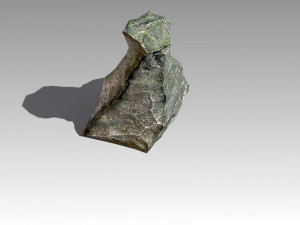 stone 09 set 01 pbr low-poly 3D Model