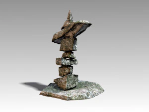 stone 11 set 01 pbr low-poly 3D Model