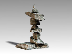 stone 11 set 01 pbr low-poly 3D Модель