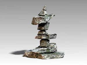 stone 11 set 01 pbr low-poly 3D Model