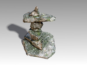 stone 11 set 01 pbr low-poly 3D Модель
