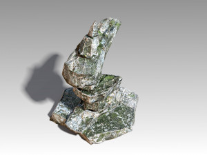 stone 11 set 01 pbr low-poly 3D Модель