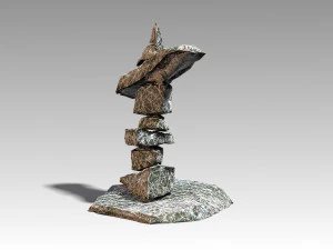 stone 11 set 01 pbr low-poly 3D Model