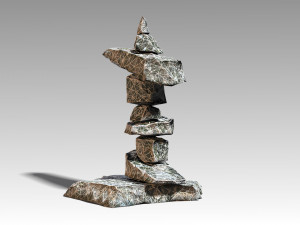 stone 11 set 01 pbr low-poly 3D Модель