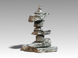stone 11 set 01 pbr low-poly 3D Модель