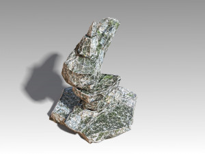 stone 11 set 01 pbr low-poly 3D Модель