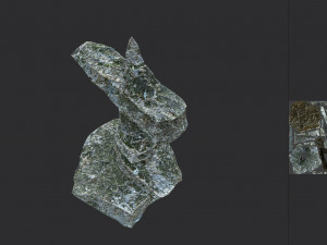 stone 11 set 01 pbr low-poly 3D Модель