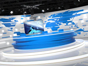 studio de t&eacute;l&eacute;vision 18 Modèle 3D