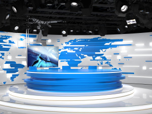 tv studio 18 Model 3D