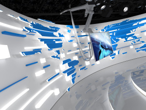 tv studio 18 Model 3D