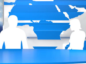 estudio de televisi&oacute;n 18 Modelo 3D