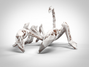 3d print model of the scorpion 3D प्रिंट मॉडल