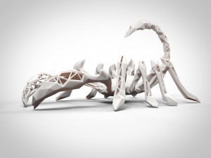 3d print model of the scorpion 3D प्रिंट मॉडल