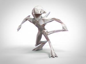 stylized alien queen 3d print 3D Print Model