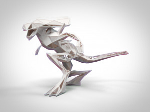 stylized alien queen 3d print 3D Print Model