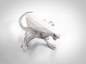 stylized alien queen 3d print 3D Print Model