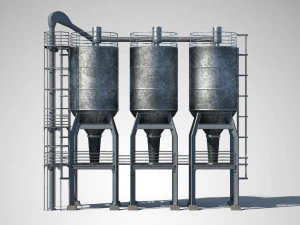 플랜트 유닛 01 3D 모델