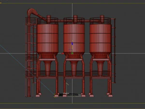 플랜트 유닛 01 3D 모델