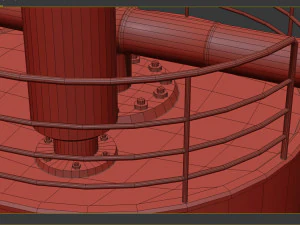 플랜트 유닛 01 3D 모델
