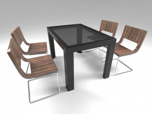 furniture set 02 3D Модель