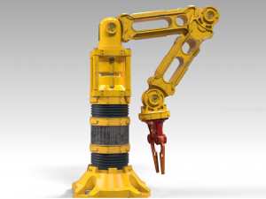 automatic arm pbr 3D-Modell