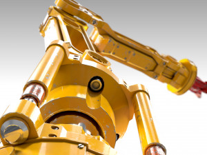 automatic arm pbr 3D-Modell