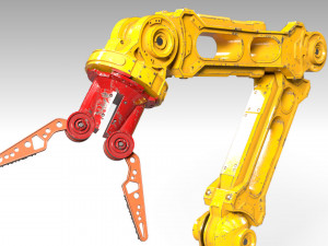automatic arm pbr 3D-Modell