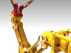 automatic arm pbr 3D Model