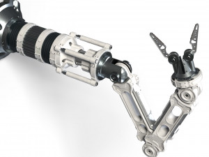 automatic arm rigged 3D मॉडल