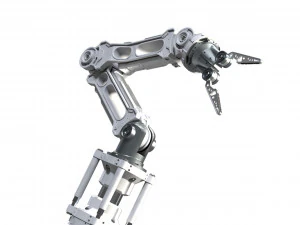 automatic arm rigged 3D Model