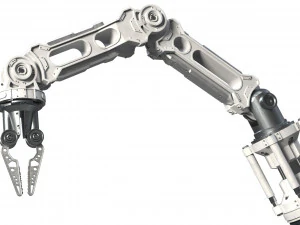 automatic arm rigged 3D Model