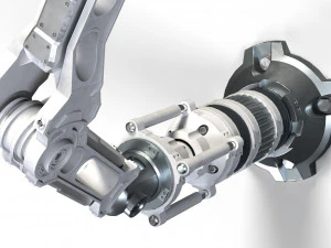 automatic arm rigged 3D Model
