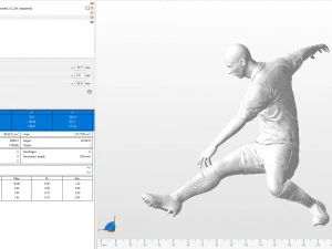 footballer 03 footkick 10 3d print 3D Print Model