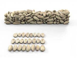 orzeszki ziemne Model 3D