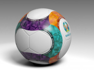 2020 euro official match ball 3D Model