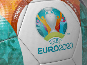 2020 euro official match ball 3D Model