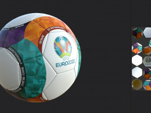 2020 euro official match ball 3D Model
