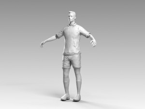 soccerer rigged pbr 3D मॉडल