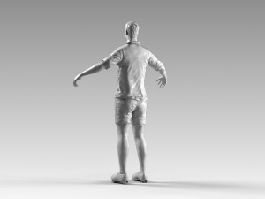 soccerer rigged pbr 3D Model
