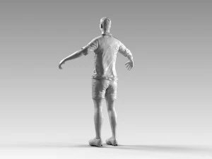 soccerer rigged pbr 3D Model