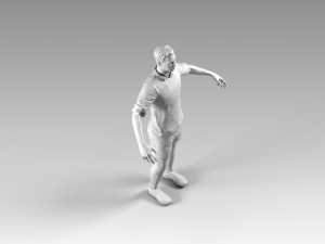 soccerer rigged pbr 3D Model