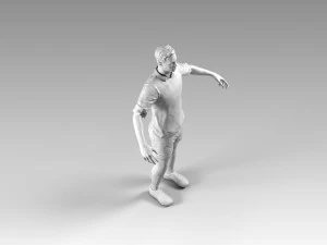 soccerer rigged pbr 3D Model