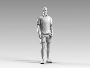 soccerer rigged pbr 3D Model