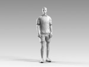 soccerer rigged pbr 3D Model