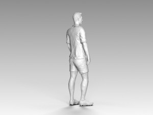soccerer rigged pbr 3D Model