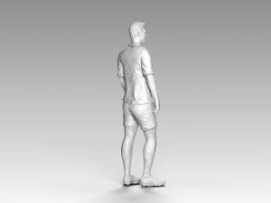 soccerer rigged pbr 3D Model