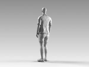 soccerer rigged pbr 3D Model