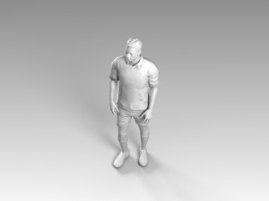 soccerer rigged pbr 3D Model