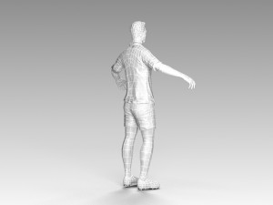 soccerer rigged pbr 3D Model